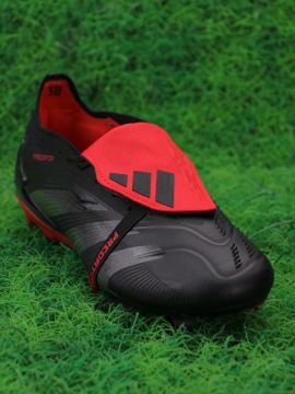 adidas Predator Elite Tongue FG Black Red