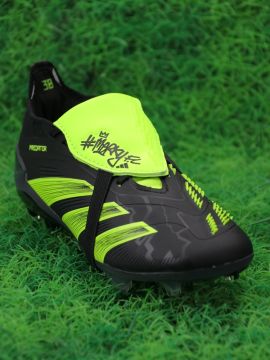 adidas Predator Elite Tongue FG Merky FC - Core Black/Footwear White/Lucid Lemon