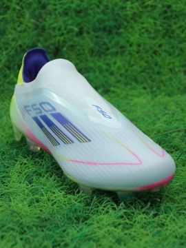 adidas F50 Elite Laceless FG Stellar Icon - Almost Blue/Semi Lucid Blue/Semi Solar Yellow