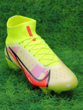 Nike Mercurial Superfly 8 Elite FG Motivation Pack - Volt/Bright Crimson/Black