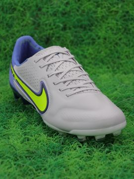 Nike Tiempo Legend 9 Elite FG Recharge - Grey Fog/Volt/Sapphire/Blue