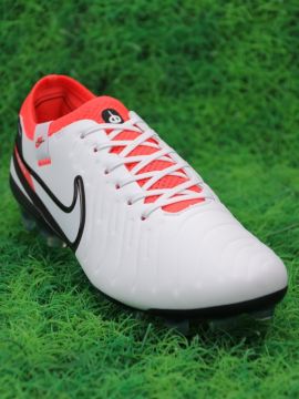 Nike Tiempo Legend 10 Elite FG Ready - White/Black/Bright Crimson