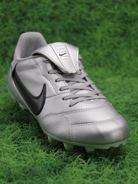 Nike The Premier III FG - Metallic Silver/Black/Volt