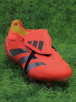 adidas Predator Elite Fold-over Tongue FG Predstrike - Solar Red/Core Black/Solar Yellow