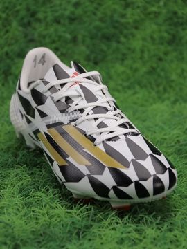 adidas Adizero F50 IV FG World Cup Battle Pack - White/Gold Metallic