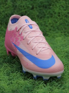 Kids Nike Zoom Mercurial Vapor 15 Elite FG Pink Blue