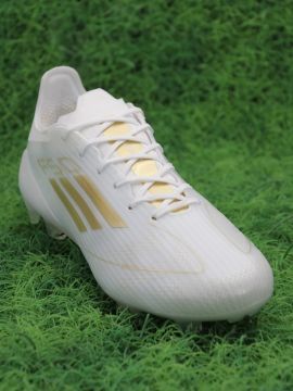 Adidas F50 Elite FG Day Spark - Footwear White/Gold Metallic/Footwear White